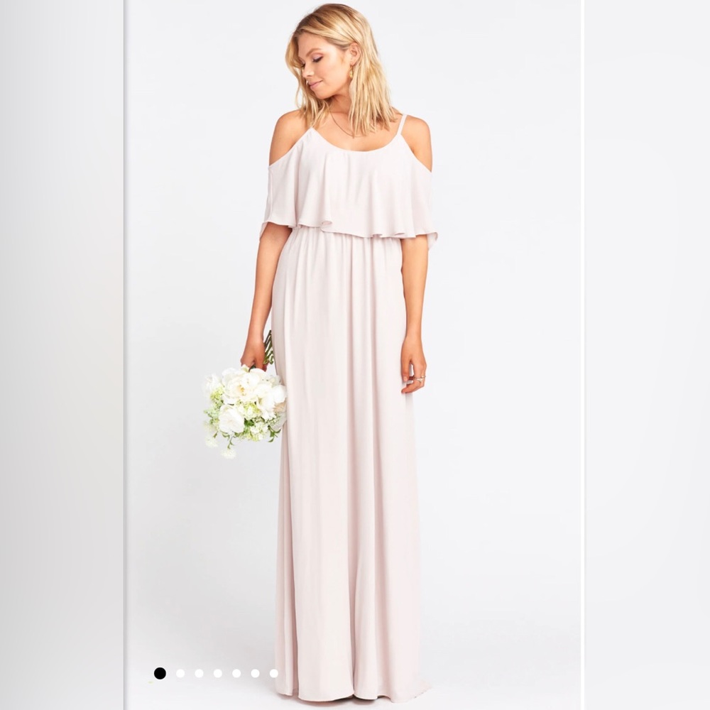 Show Me Your Mumu Caitlin Ruffle Maxi Dress | Show Me The Ring Crisp